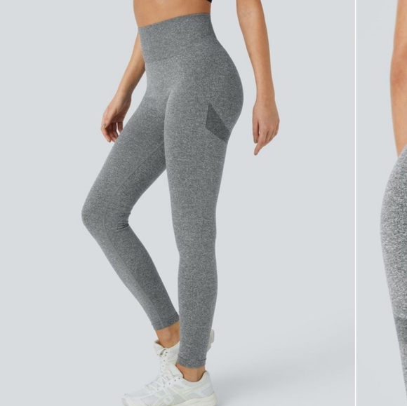 HALARA Seamless Flow High Waisted Butt Lifting Leggings - Picture 4 of 8